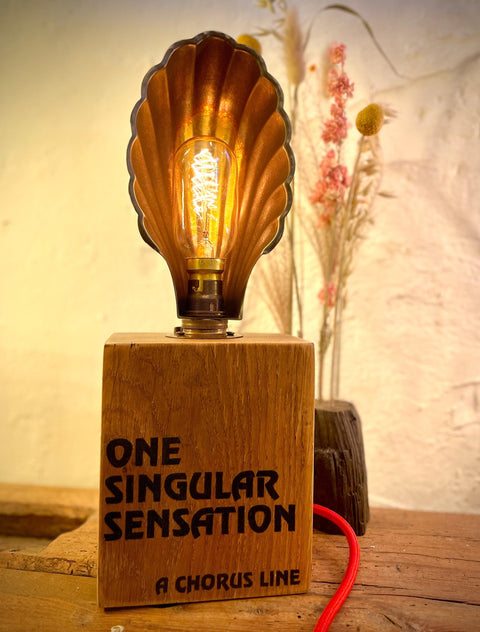 Theatre Footlight Personalised Table Lamp