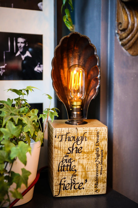 Theatre Footlight Personalised Table Lamp