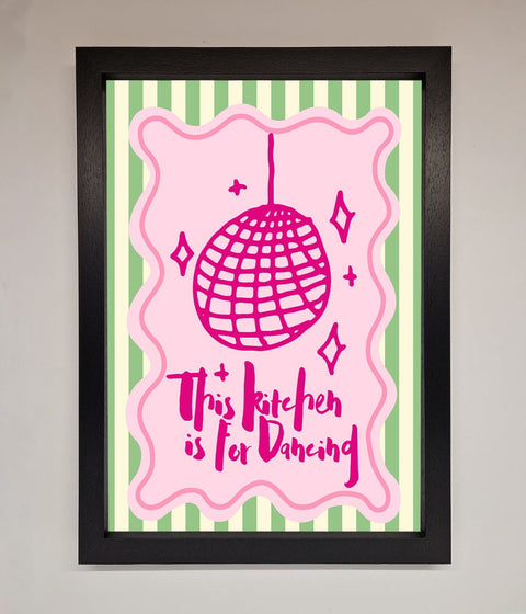 This Kitchen Is For Dancing Framed Wall Art