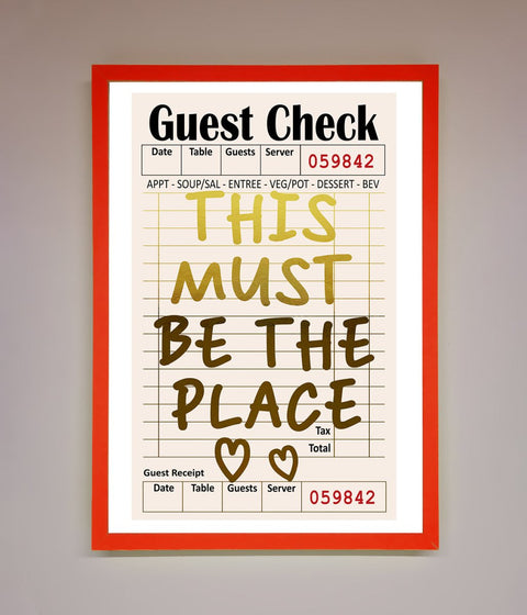 This Must Be The Place Foil Print