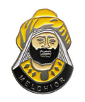 Three Kings Melchior Pin Badge Christian Vintage