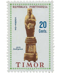 Timor Stamp 1961 20 centavo Timorese Art Madonna and Child