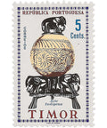 Timor Stamp 1961 5 centavo Timorese Art