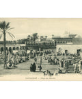 Touggourt, Algeria – Place du Marché, Early 20th Century Postcard