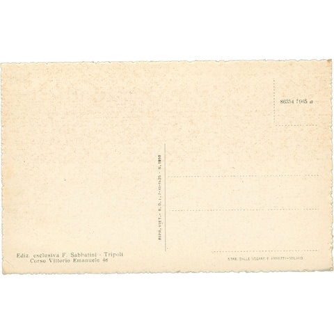 Tripoli, Libya - Fontana della Gazzella Postcard