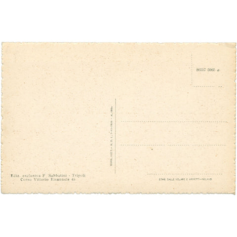 Tripoli, Libya - Monumento ai Caduti Postcard Monument to the Fallen