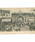 Tunis, Tunisia – La Porte de France formerly known as Bab el Bhar Postcard, Early 20th Century