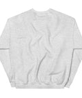 Ash GOD Find Him unisex crewneck sweatshirt, plain back view