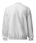 Ash GOD Find Him unisex crewneck sweatshirt, plain back view