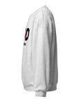 Ash GOD Find Him unisex crewneck sweatshirt, left side view