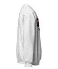 Ash GOD Find Him unisex crewneck sweatshirt, right side view