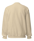 Sand GOD Find Him unisex crewneck sweatshirt, plain back view