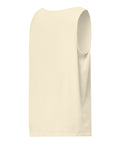 Punks Live Forever garment-dyed tank in Ivory, plain back – view 7