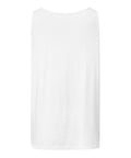 Punks Live Forever garment-dyed tank in White, plain back – view 4