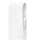 Punks Live Forever garment-dyed tank in White, plain back – view 8