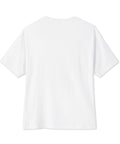 Celestial Balance oversized boxy tee in White – plain back view