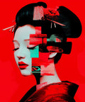 Urban3DArt (1971) - Geisha Modern Collage Limited Edition