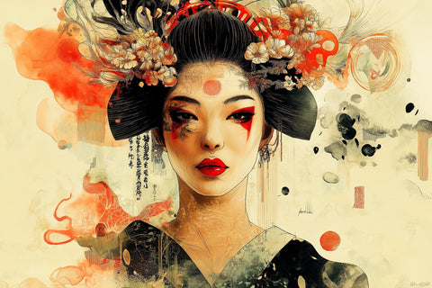 Urban3DArt (1971) - Modern Geisha XXL format Limited Edition
