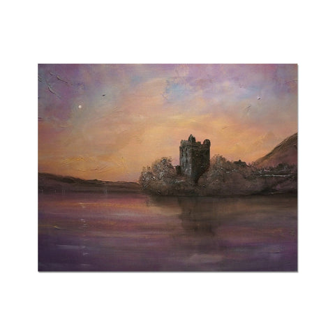 Urquhart Castle Moonlight Künstlerdruck (Sammlerexemplar)