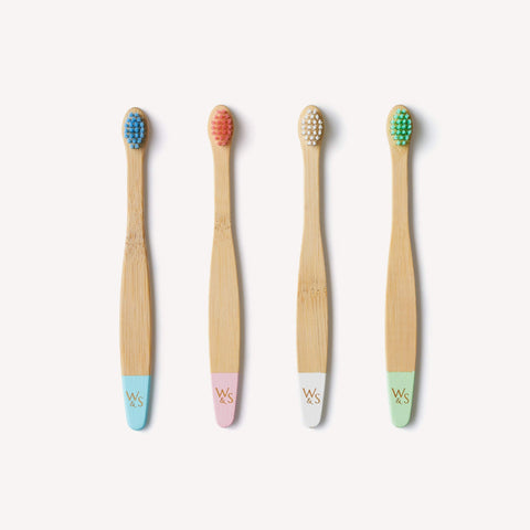 Baby Bamboo Toothbrush - 4 Pack - Extra Soft Bristles