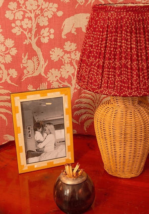Valduga Marquetry Yellow Frame 6x4"