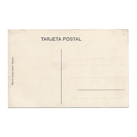 Valencia (Grao) – General View Spain Vintage Postcard