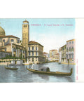 Venezia, Italy – Grand Canal at San Geremia Mid 20th Century