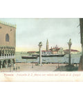 Venezia, Italy – View of Piazzetta San Marco with San Giorgio Maggiore Postcard