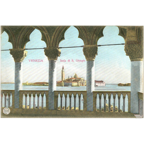 Venezia, Italy – View of San Giorgio Island from the Doge’s Palace Postcard