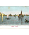 Venezia, Italy – Vintage Postcard of the Lagoon Mid - 20th Century