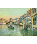 Venice, Italy – Ponte di Rialto – Postcard Mid - 20th Century