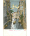Venice, Italy – Rio di S. Canciano – Postcard Mid - 20th Century