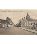 View of Horse Market and Bruges Street, Poperinghe, Belgium Postcard