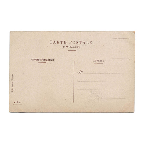 View of Horse Market and Bruges Street, Poperinghe, Belgium Postcard