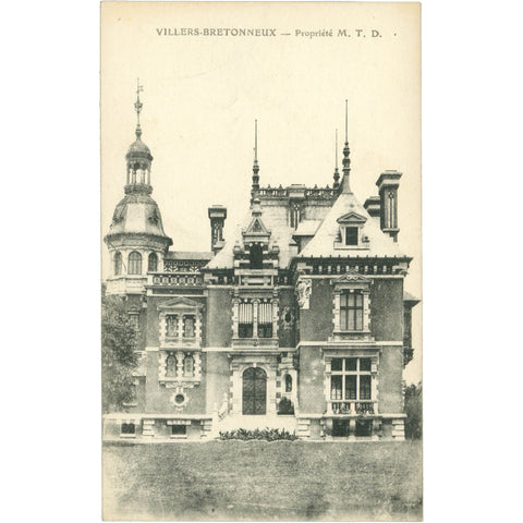 Villers - Bretonneux, France - Propriété M. T. D. Postcard Early 20th Century
