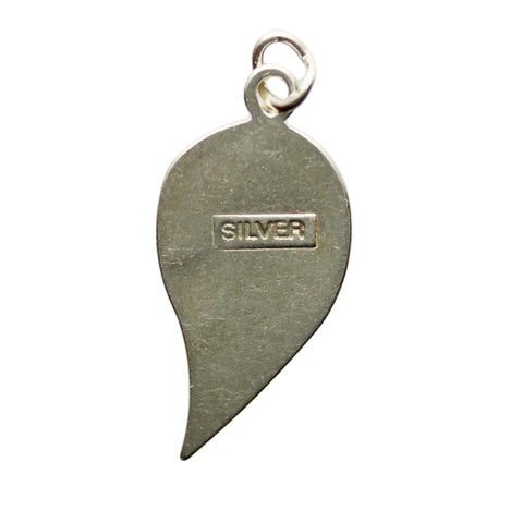 Vintage Love Heart Pendant Sterling Silver