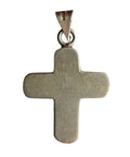 Vintage Mexico Cross Pendant Silver