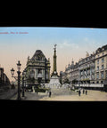 Vintage Postcard Belgium Brussels De Brouckère Square
