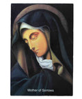 Vintage Prayer Card Mother of Sorrows Church Religion Holy Our Lady Maria Saint Mary Jesus Christ Pray Christian Catholic