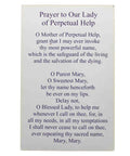 Vintage Prayer Card Perpetual Help Church Religion Holy Our Lady Maria Saint Mary Catholic Jesus Christ Pray Christian