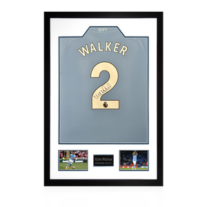 Kyle Walker Signed Manchester City 23/24 Shirt Premium Frame