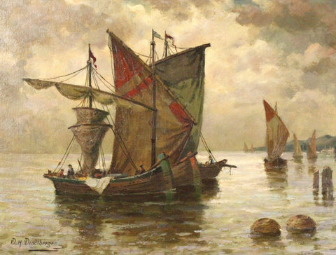 Wenzel Hermann Wendlberger (1882 - 1945) - Fischer an der Adriaküste