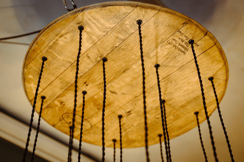 Whiskey Cascade Chandelier 15 lamp holders