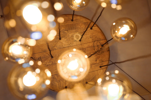 Whiskey Cascade Chandelier 15 lamp holders