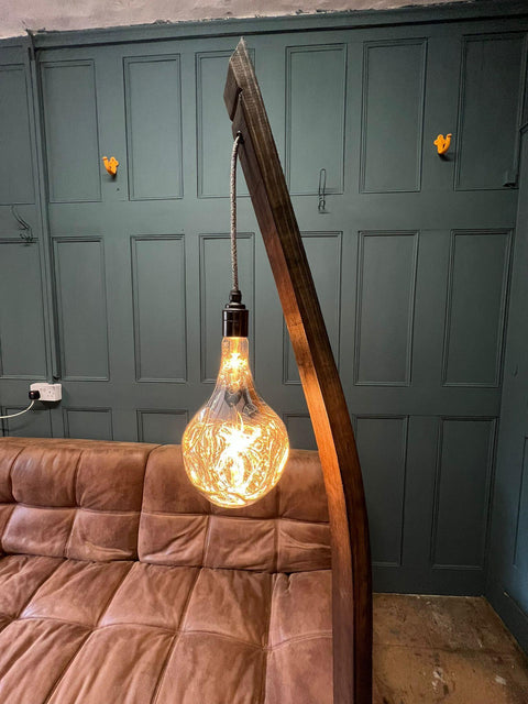Whiskey Stave Stand Lamp
