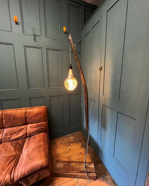 Whiskey Stave Stand Lamp