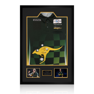 Auction: Simon Whitlock Signed Shirt Premium Frame