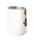 Right side of Toast in the Sun white wine tumbler