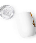 Right side of Toast in the Sun white wine tumbler