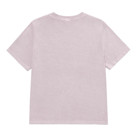 Unprinted back of the Washed Lavender women's heavyweight garment-dyed tee.